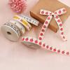 Cotton Gift Packaging Ribbon 1.6cm Bow Making Ribbon Festive DIY Craft Ribbon  Back To School