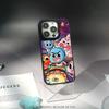 Мультяшный Гамбол милый дизайн плаката Чехол для телефона для iPhone 17 16 e 15 14 13 12 Pro Max Овечья кожа Серебристый край Защитный чехол