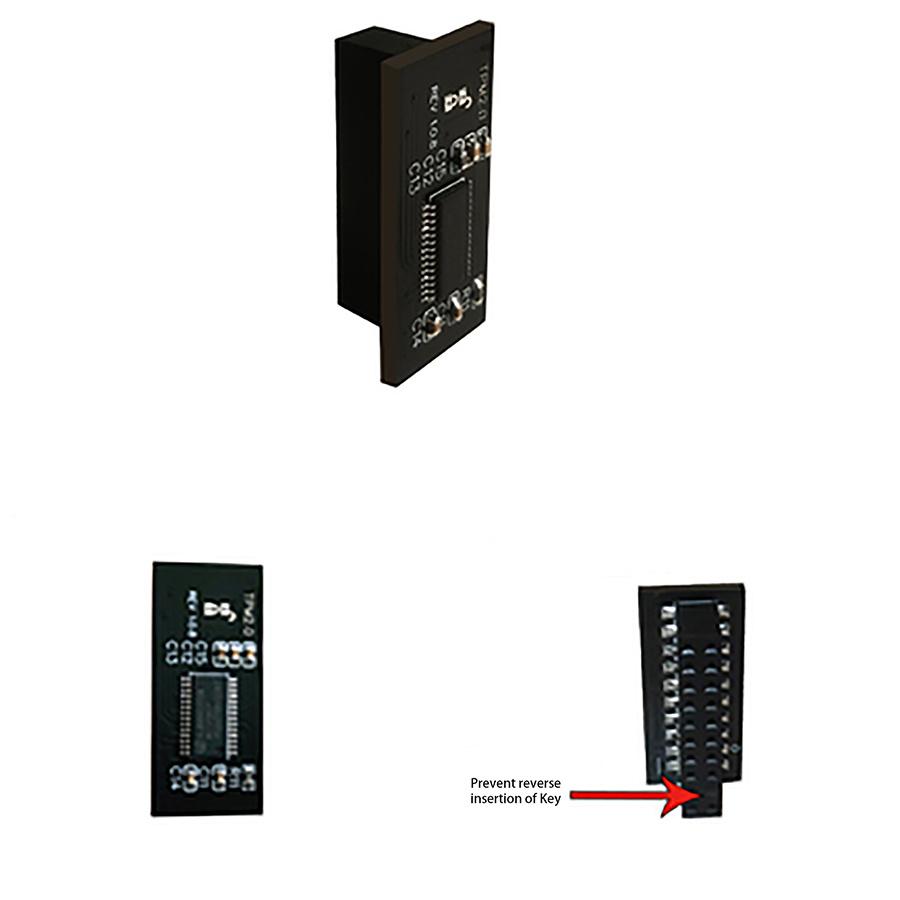 TPM 2.0 Trusted Platform Module Compatible with ASUS TPM-L R2. 0 (20-pin)