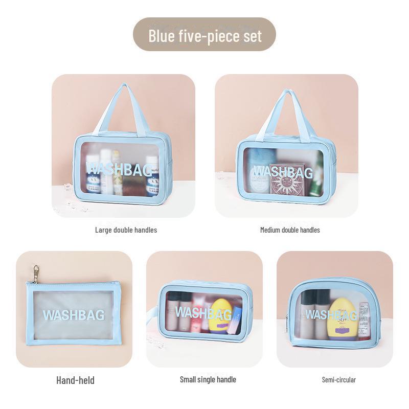 Большая вместительная водонепроницаемая дорожная сумка из ПВХ для туалетных принадлежностей - CrossBorder Cosmetic & Swim Storage