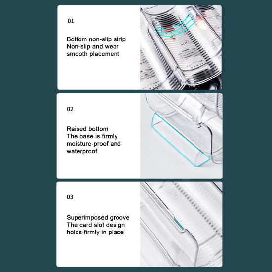 Штабелируемая винная полка, холодильник, шкаф, кладовая, столешница, пластик 2/3, держатель для вина, шампанского, пива, держатель для дисплея, органайзер
