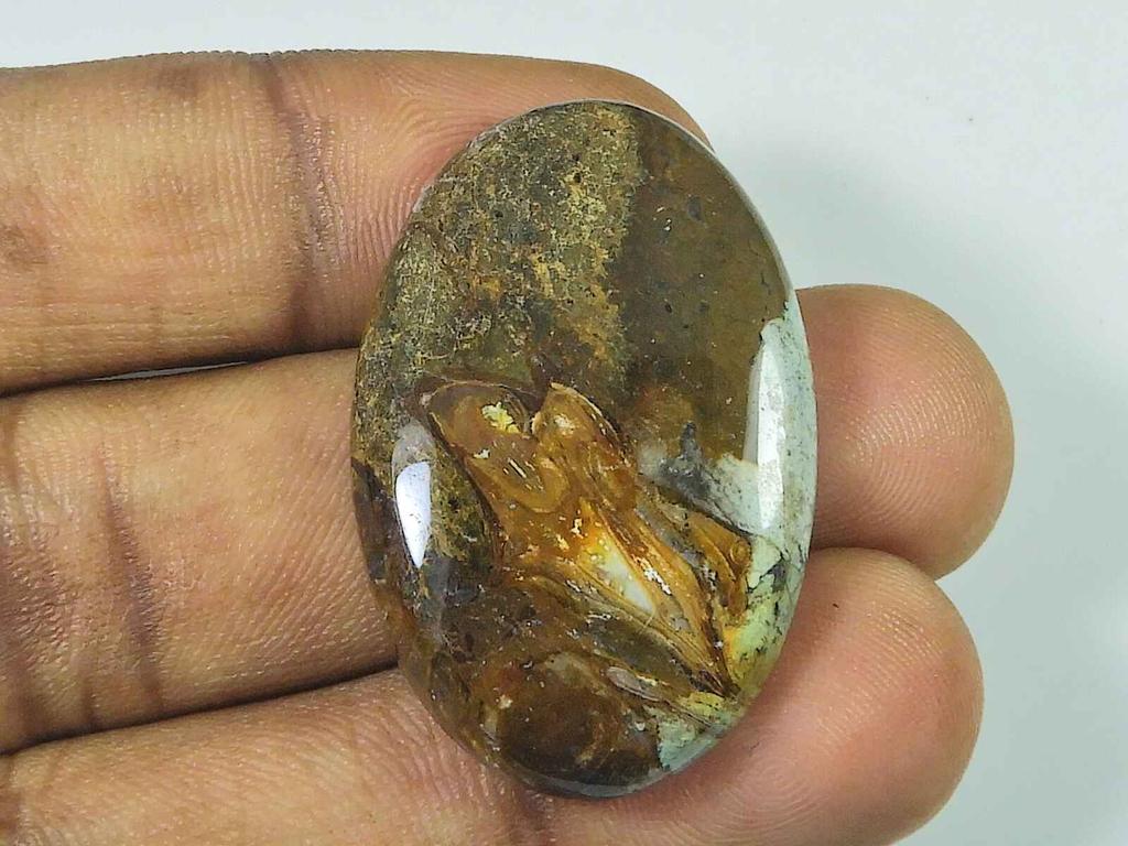 46Cts. Натуральный камень кальцит овальный кристалл кабошон россыпью драгоценный камень 24X37X06 мм SK-3442