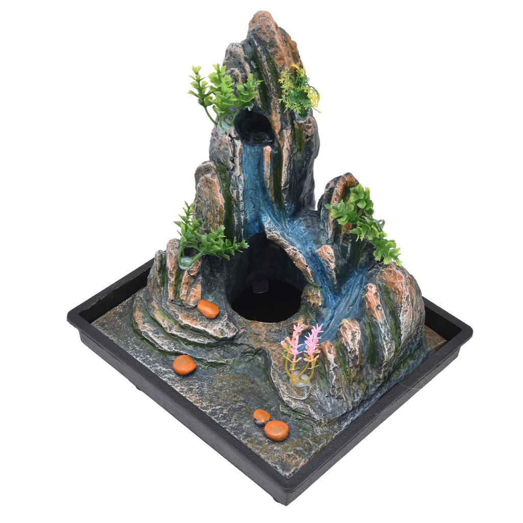 Настольный фонтан Rockery Stream с распылительным насосом для домашнего офиса, украшения стола в спальню, вилка ЕС