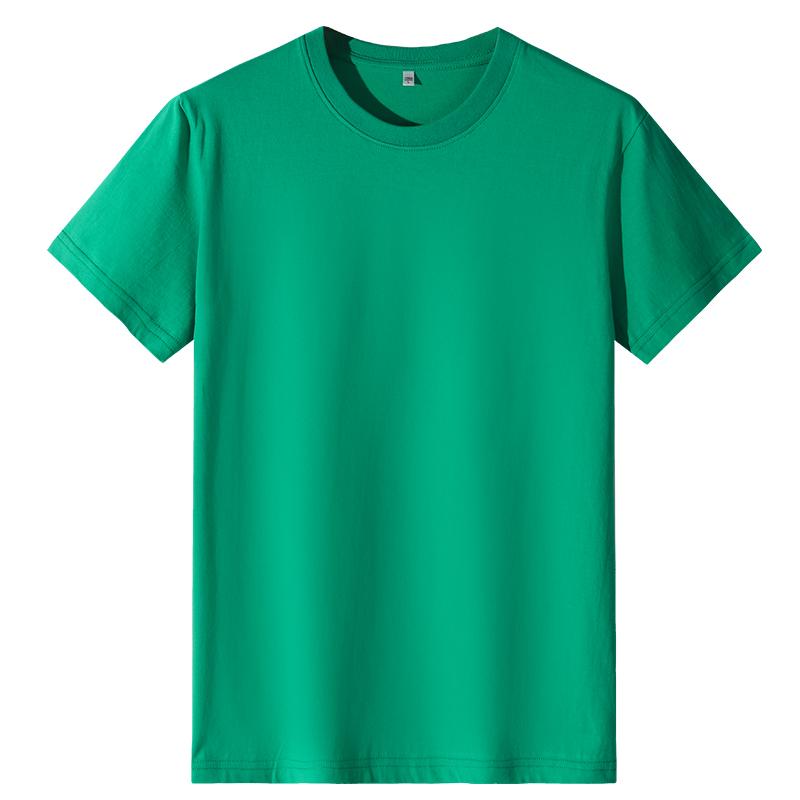 Zirunking Новинка лета 2021, белая однотонная футболка из 100% хлопка, повседневная базовая футболка унисекс с круглым вырезом, мужские/женские классические топы высокого качества HUIPA1