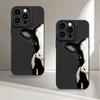 Чехол для телефона с узором «Му-му» для коров, подходит для iPhone 17 16 15 14 13 12 11 Pro/Max/Plus, противоударный задний чехол