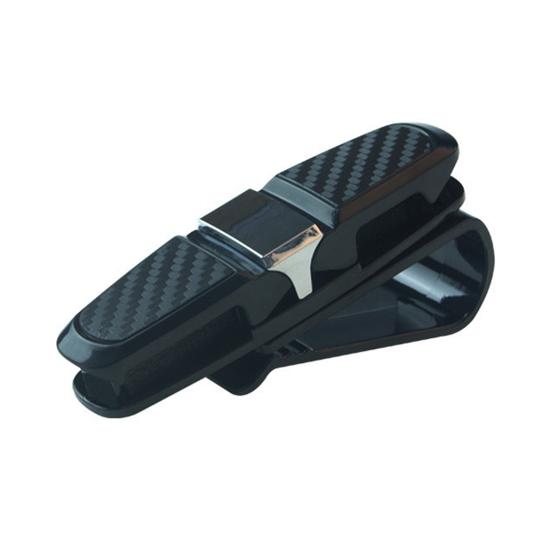 Автомобильный держатель для солнцезащитных очков, зажим для очков, вращающийся на 180 градусов, защита от царапин, простой в установке зажим для солнцезащитных очков