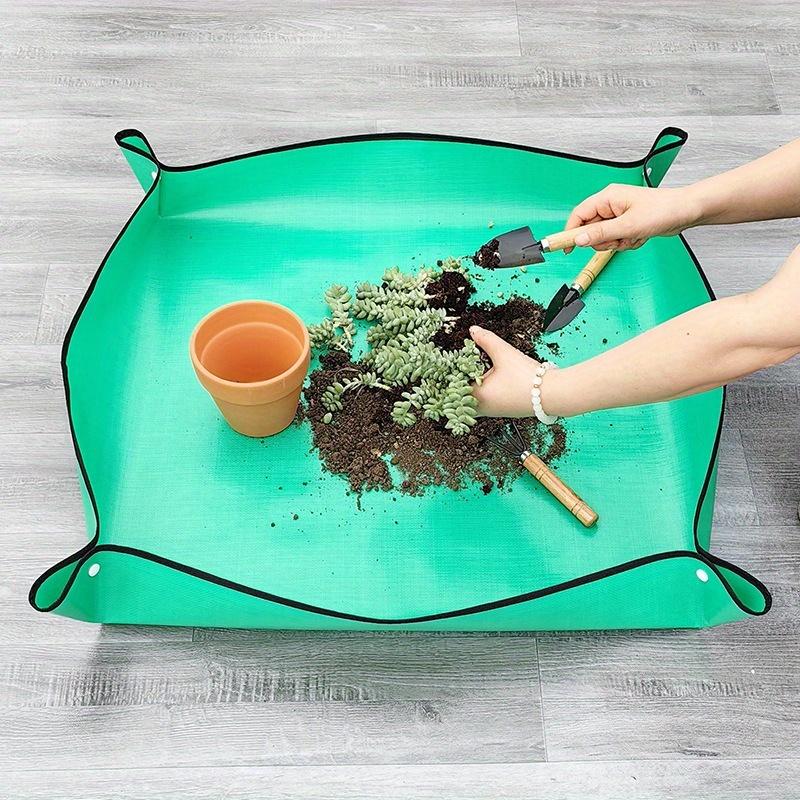 1 Pack 49.78*49.78cm Garden Mats Waterproof Thickened Soil Change Mats Plant Flowers And Meat Tools Change Pot Plant Mats Gardening Tools
