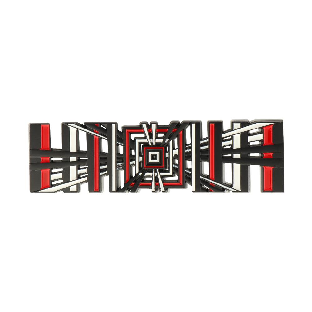 TDMC1 For Tesla Model 3 Y S X Roadster Cybertruck Car Style Plaid Logo Badge Sticker Trunk Emblem Decal Performance Letter Decoration