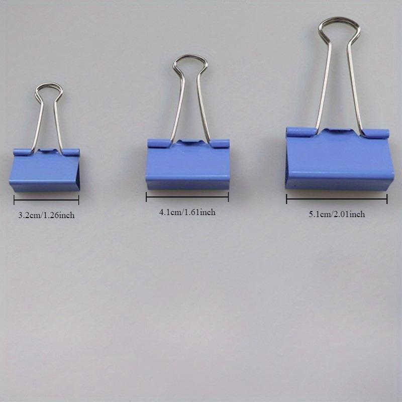 32 мм/41 мм/51 мм 12/24 шт. цветной длинный зажим-ласточкин хвост большой средний и малый набор канцелярских принадлежностей