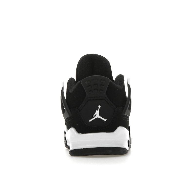 Air Jordan 4 Retro TD White Thunder Baby Sneakers Black FV4538-001