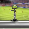 Smartphone Fence Mount Bracket For Live Streaming Adjustable Angle Action Camera Holder For Sports Record Baseball Softball
