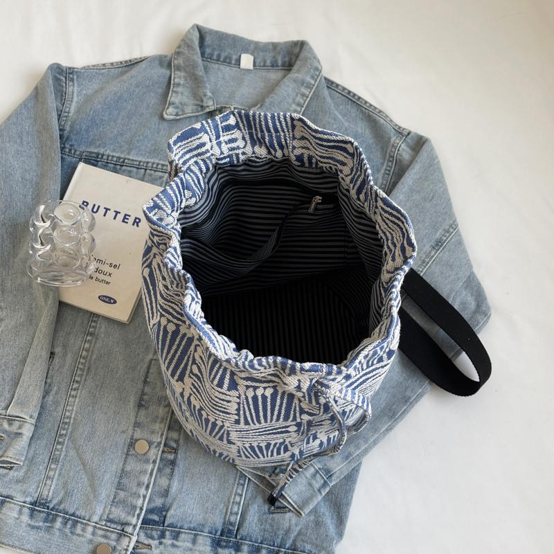 Женская сумка через плечо I вместимость сумка через плечо с завязками однотонная сумка-ведро