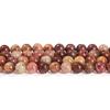 Jingde Jewelry Natural Dark Red Jasper Round Beads Bracelet - DIY Jewelry Accessories