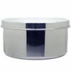 Tsubame-Sanjo Round Storage Container, 80x53mm, 18-8 Stainless Steel, Made In Japan