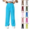 Женский костюм, широкие брюки, женские, с высокой талией, свободные, прямые, утягивающие, повседневные, для уборки