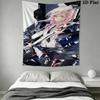 Guilty Crown Wall Tapestry Aesthetic Wall Hanging Printed Fabric Blanket Decorative Tapestries for Bedroom Living Room Home Decor