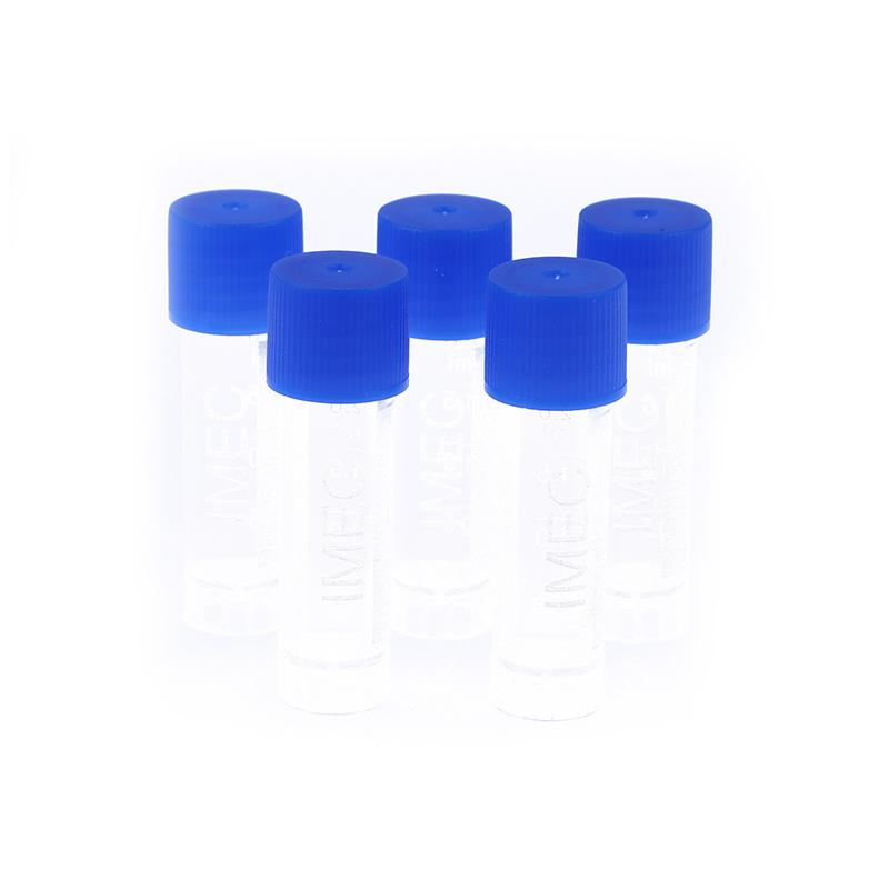 50Pcs 1.8Ml(2Ml) Plastic Graduated Cryovial Plastic Test Tube Freezing Tube Sample Cold Storage Tubes With Screw Cap