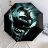 1 PC Automatic Folding Umbrella - Alien Pattern Portable Foldable Design With 8 Ribs Christmas Birthday Gifts