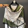 1PC 180*90cm Keep Warm New Elegant Luxury Silk Scarf Decoration Shawl Sun Protection With Women Fashion