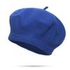 Women Girl Beret Warm Wool Winter Beanie Hat Cap Vintage Plain Beret Hats Solid Color Elegant Lady Winter Caps Dropshipping