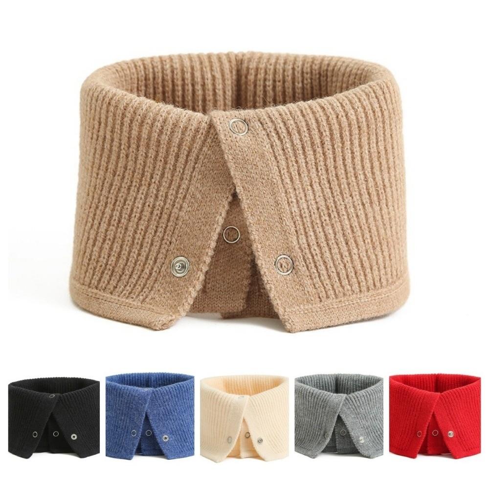Windproof Knitted Scarf Warm Neckerchief New Fake Collar Outdoor Sports