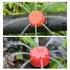 10/20 PCS Adjustable Irrigation Drippers Sprinklers Eight-Hole Riding Hood Dripper Micro Drip For Watering System Watering Pot