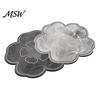 Modern Floral Bath Rug Double Flower Mat, Super Absorbent Diatomaceous Earth Rug, Non-Slip Mat Quick Dry Floor for Home Entrance Bathroom Shower Soft