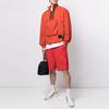 Y-3 FW21 Solid Color Knee-Length Drawstring Shorts Men Shorts Red GV4212