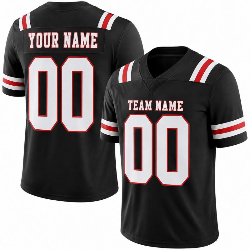 Custom American Football Jersey Adults Unisex Team Uniform With Name Number Sublimation Print