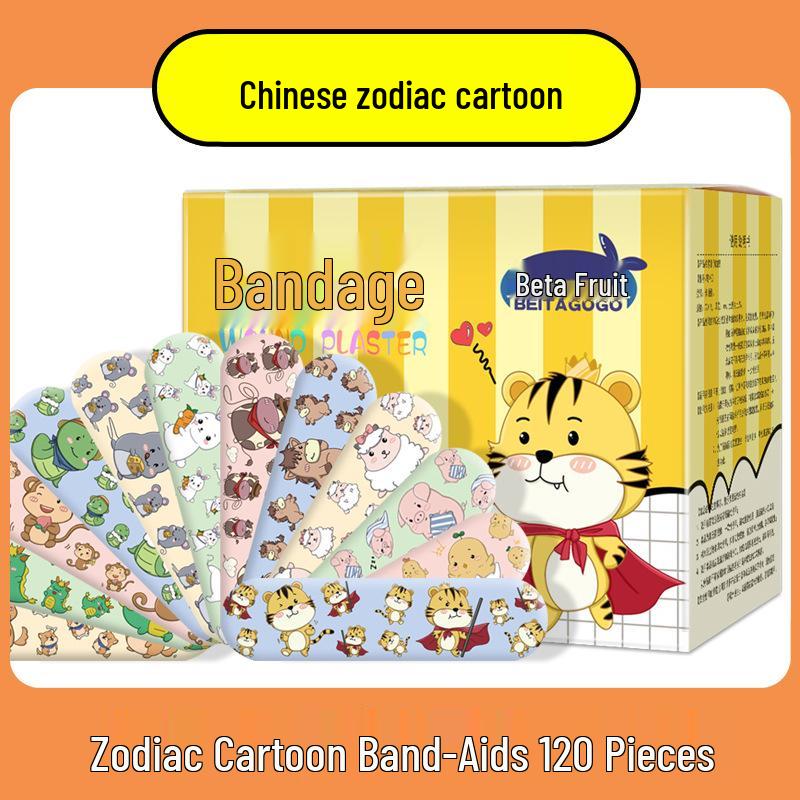 Водонепроницаемые дышащие мультяшные пластыри для детей – прозрачный медицинский клей, гемостатические, предотвращающие натирание ног.