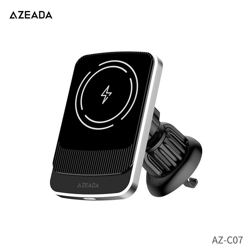 AZEADA 15 Вт Магнитное Беспроводное Автомобильное Зарядное Устройство и Держатель для Телефона с Регулируемым Углом