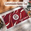 Personalized Crystal Velvet Carpet Brentford Football Pattern Non Slip Floor Rug