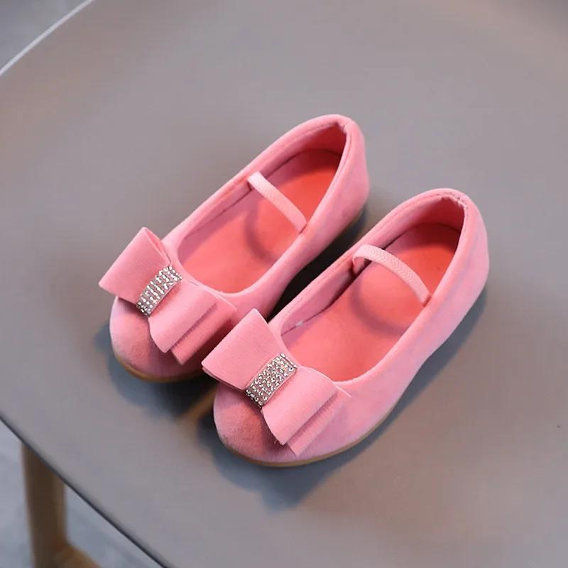 Children Shoe Girls Party Dresses New Shoes Fashion Designer Kids Casual Shoes Baby Antiskid Leather Shoes Zapatos Para Mujeres