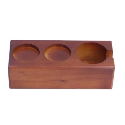 3?Деревянная подставка для темперирования кофе, держатель для портафильтра, подставка для хранения, органайзер для темперирования кофе