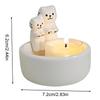 Керамический подсвечник, подсвечник, милый подсвечник для чайной свечи, многофункциональные подарки в форме животных для друзей семьи