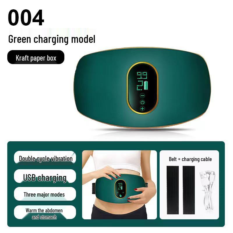 Wireless Heated Abdominal Massager Belt for Belly and Waist