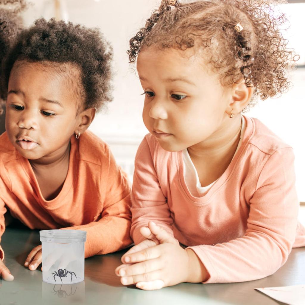 LEDMOMO Small Insect Cage 6 Pieces Magnifier Bug Viewer Insect Case with Magnifier Box Microscope Magnifier Magnifying Glass Nature Exploration