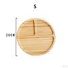 4-Compartment Bamboo Appetizer Serving Tray