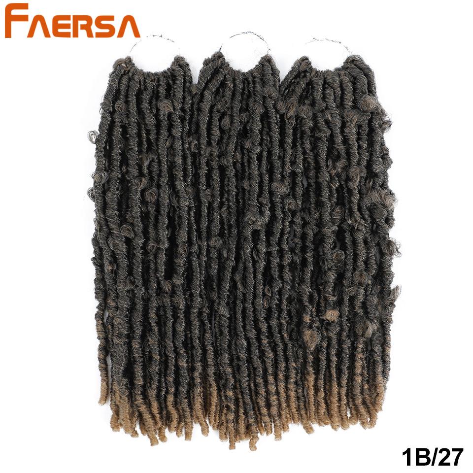 14-дюймовые локоны-бабочки, вязанные крючком, искусственные локоны, косички с предварительной петлей, мягкие локоны, натуральные синтетические волосы с эффектом омбре для наращивания волос для черных женщин