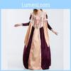 Cosplay Costumes Halloween Retro Vampire Queens Dress For Theme Party Dress Up