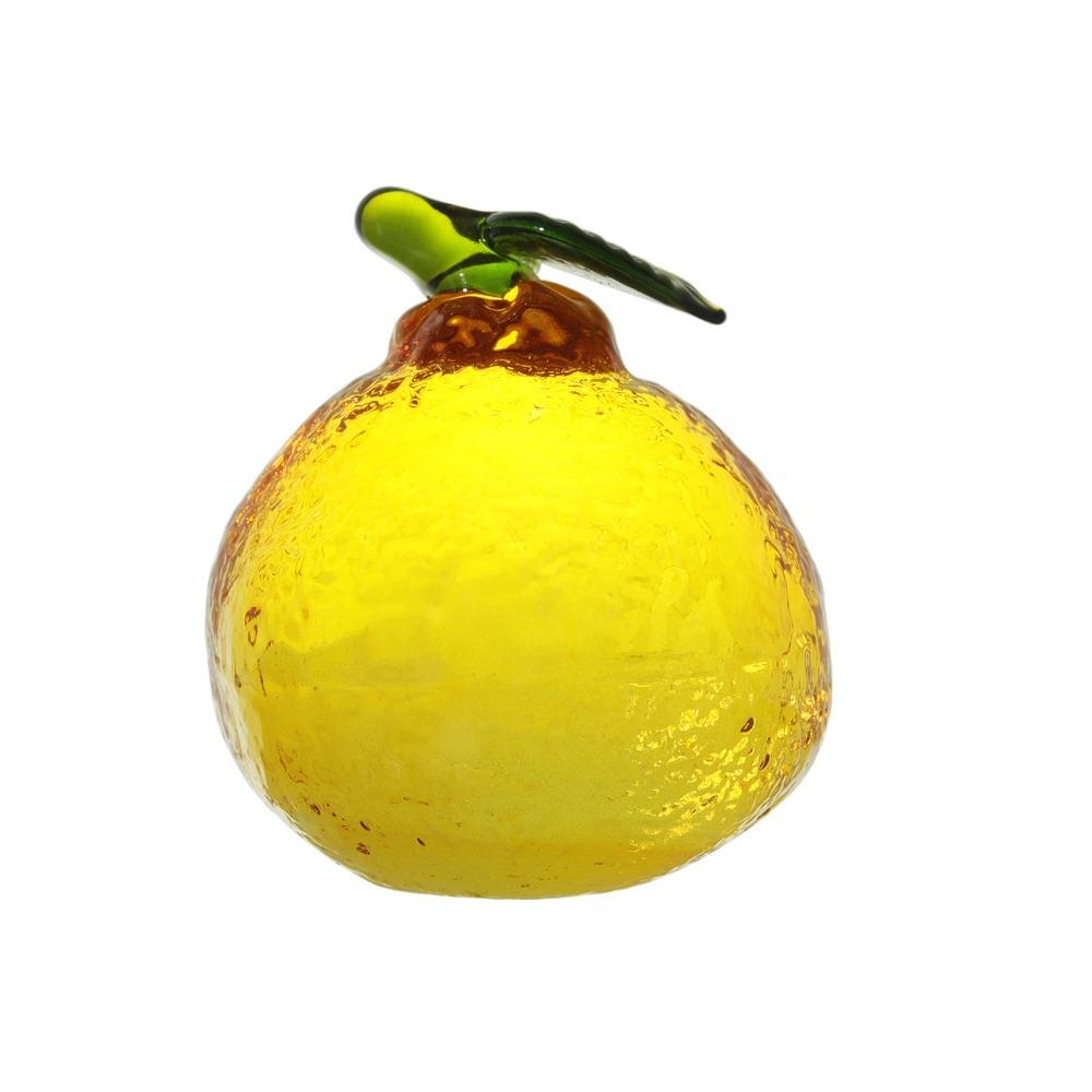 Европейский стиль Милая Хрустальная Фруктовая Фигурка Ручной работы Мини Имитация Банана Украшения Мультяшные Настольные Фруктовые Украшения Кухня