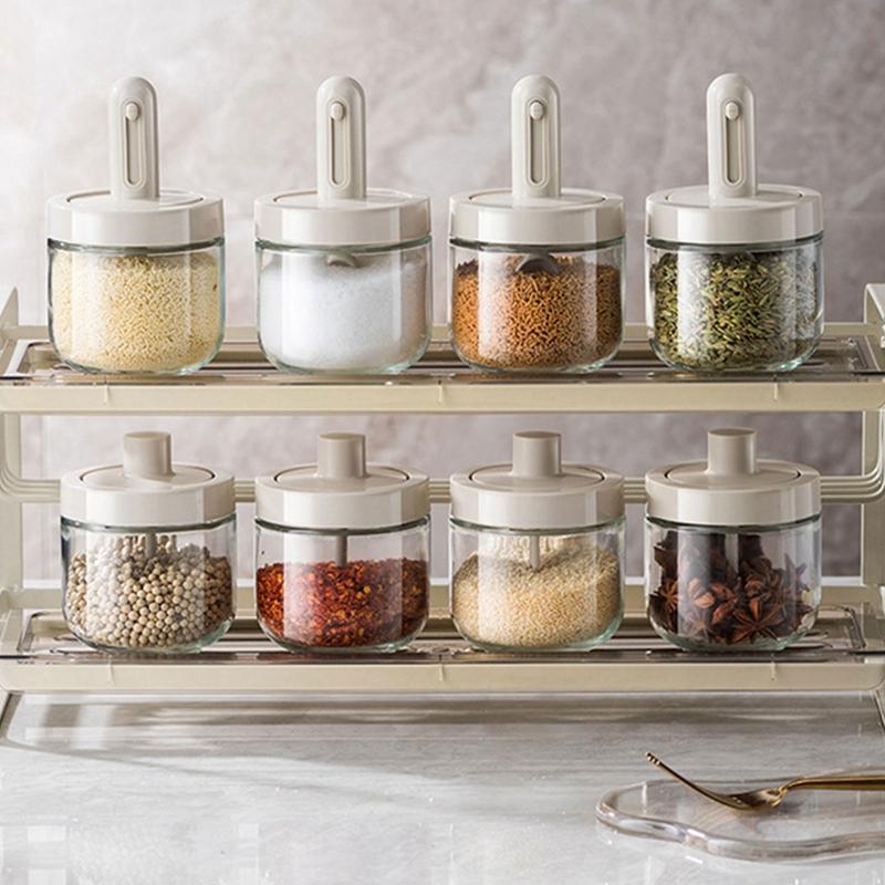 Телескопическая бутылка для приправ, коробка для приправ на кухне, герметичная коробка для хранения соли и глутамата натрия