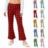 Girls' Flared Leggings - Printed Bell Bottom Pants