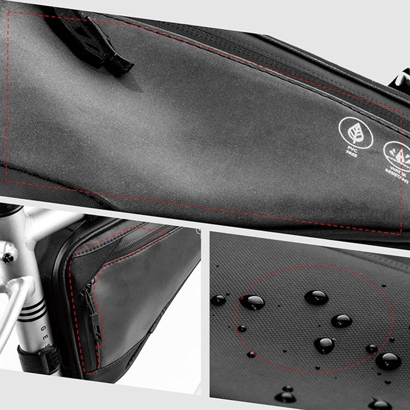 Велосипедная сумка для велосипеда Передняя труба рамы Руль Водонепроницаемые велосипедные сумки Треугольный чехол Держатель рамы Аксессуары для велосипеда