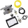 (New) Carburetor Tune Up Kit Compatible with Echo CS3450 CS3400 CS3000 Chainsaw Carb WT-402 CS3000, CS3400, CS3450, CS3000,12300139136, 12300139135,