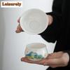 Dehua White Porcelain Landscape Tea Infusor Japanese Tea Diffuser Tea Strainer Tea Soaking Tea Filter Cha Tableware Supplies
