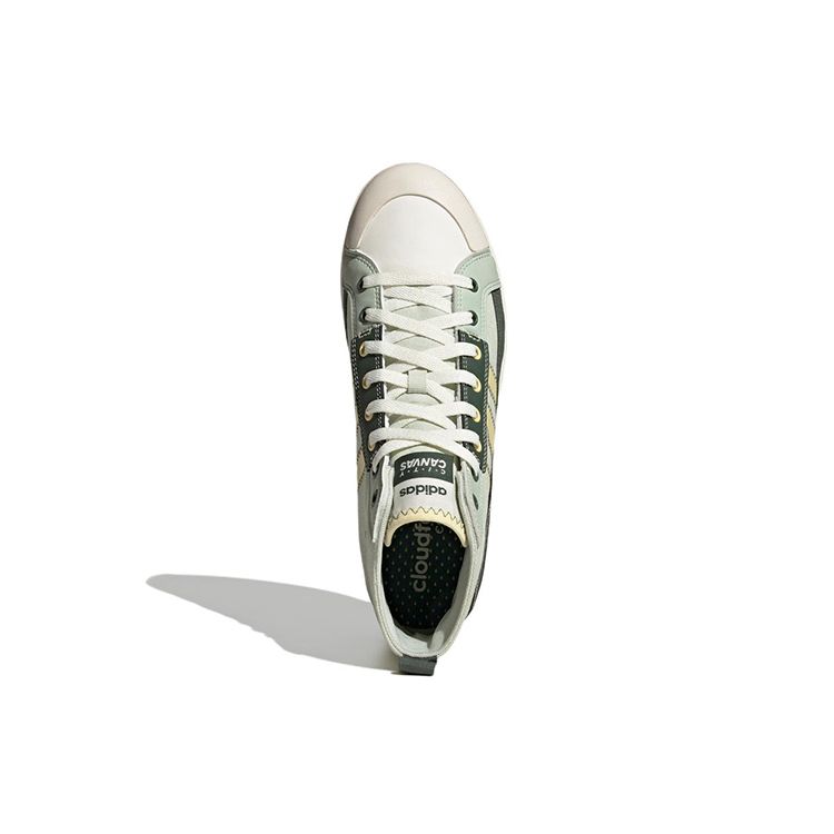 Adidas Кеды унисекс Neo City из парусины и кожи, нескользящие, износостойкие, средней высоты, для скейтбординга, светло-зеленые, GW6748