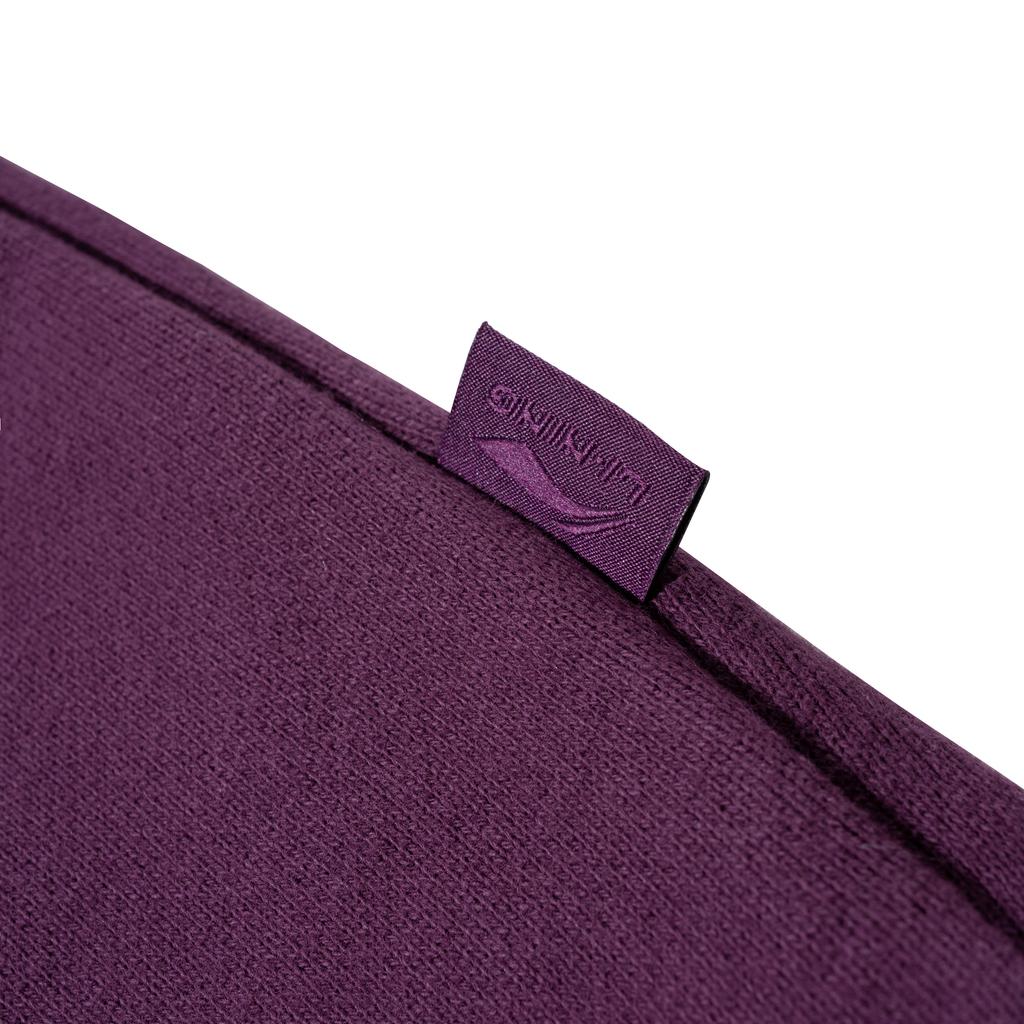 Men's Sweatshirt Li-Ning Crew Neck Sweatshirt Men's Dark Plum Purple