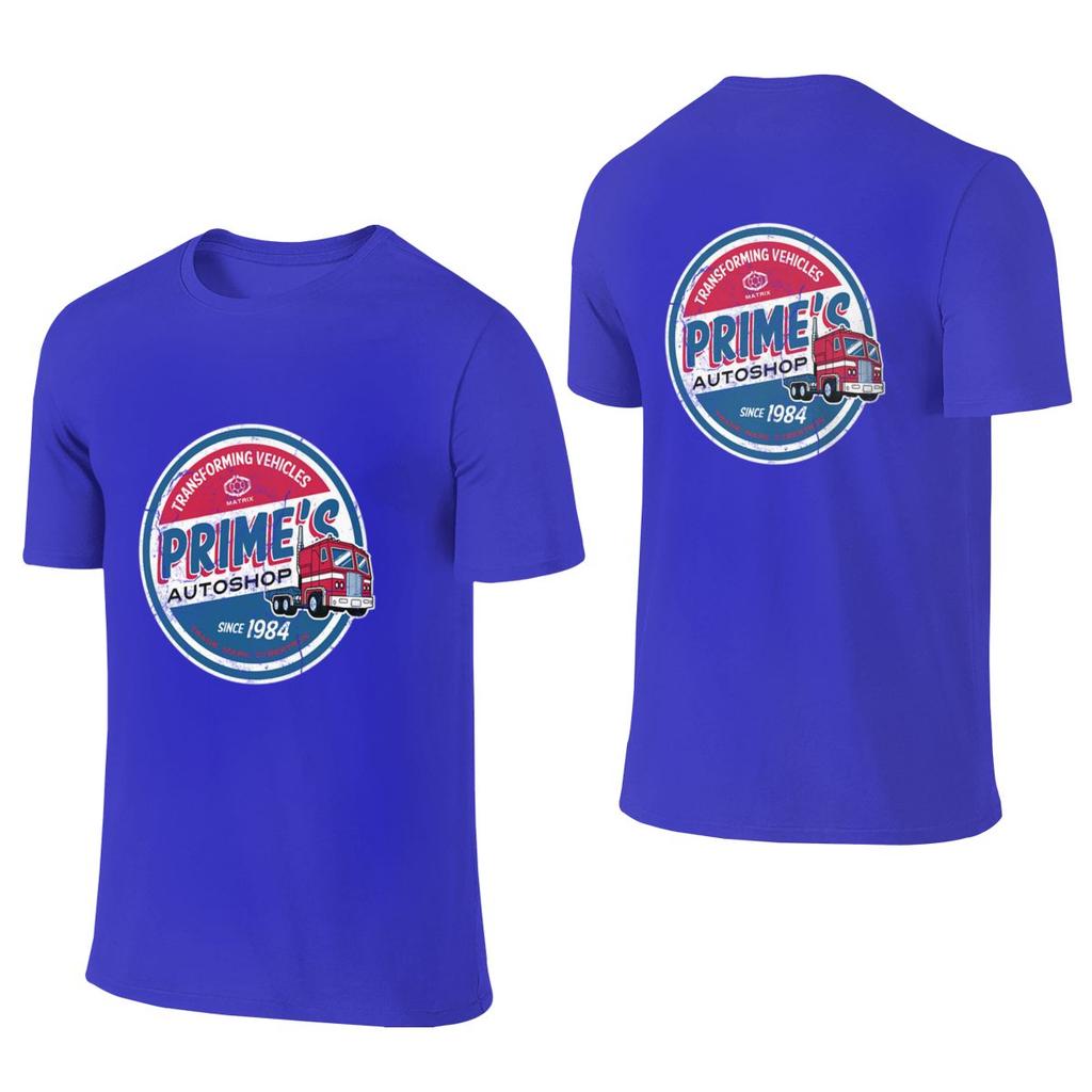 Prime S Autoshop Vintage Distressed Style Garage Skinfriendly Reversible Tshirt Loose Lazy Easy To Clean Shirt