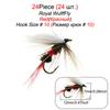 6/12/18/24 шт. Royal WulffFly красная приманка для рыбалки на форель, приманка для мух